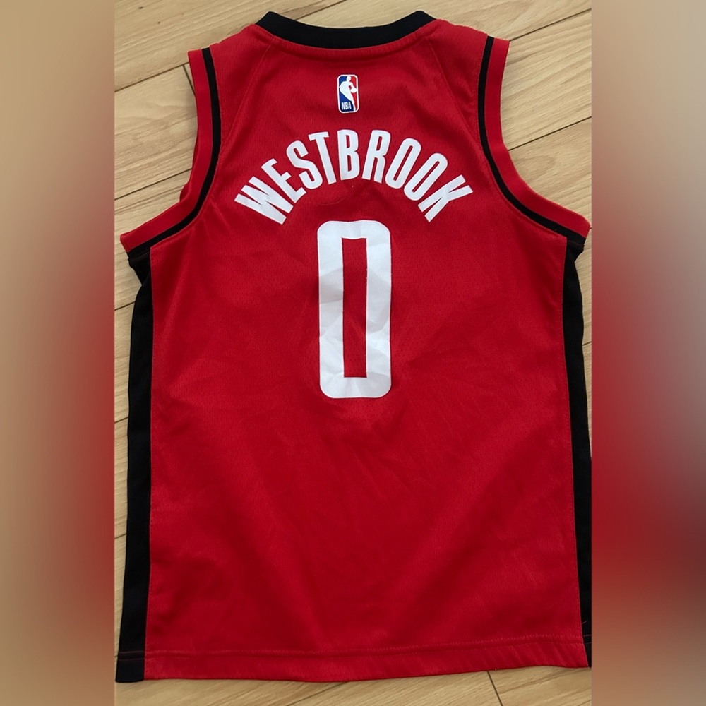 NIKE Houston Rockets “Westbrook” youth size small basketball jersey